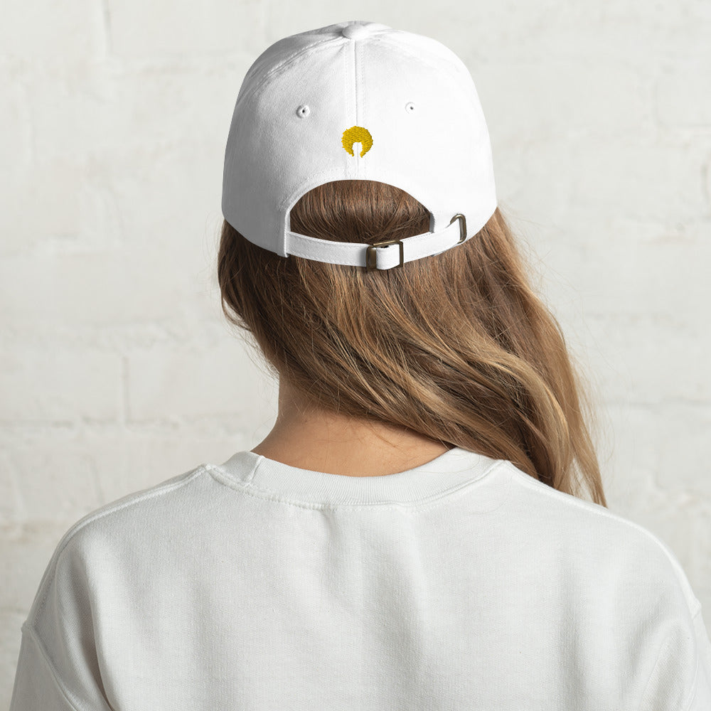 Unapologetically Bold White Dad Hat