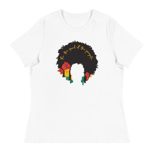 Black Power Fist Afro Unisex T-Shirt