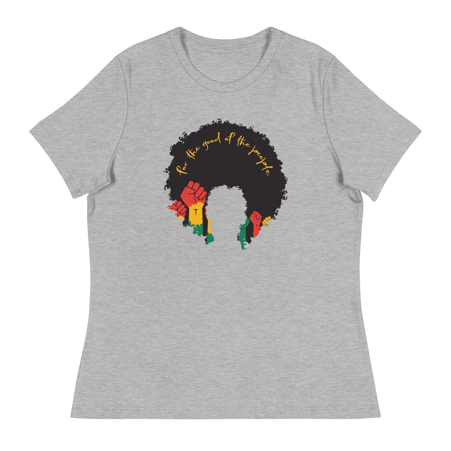 Black Power Fist Afro Unisex T-Shirt