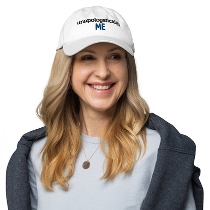 Unapologetically Me White Dad Hat