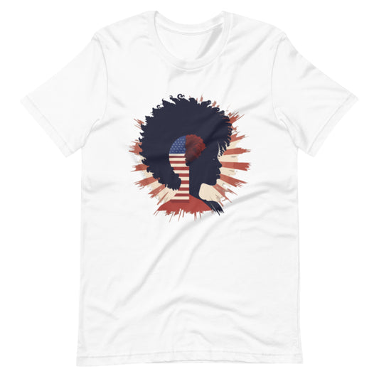 American Flag Afro T-Shirt