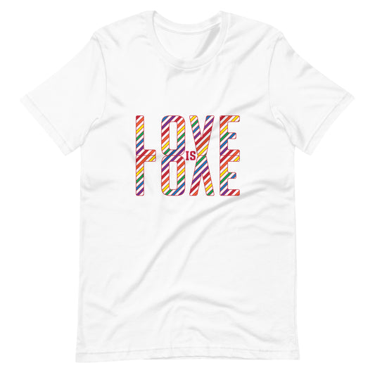 Love is Love T-Shirt - Rainbow