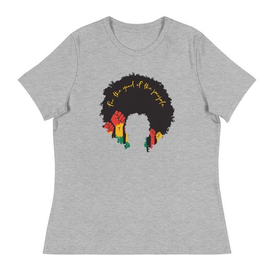 Black Power Fist Afro Women's T-Shirt