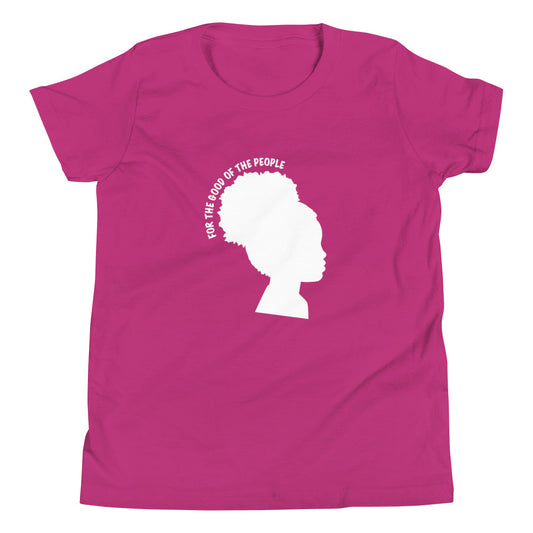 Classic Kid's Afro Puff T-Shirt - White